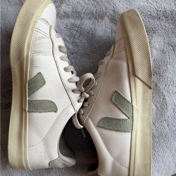 Veja Campo Leather White Matcha - Picture 6 of 10
